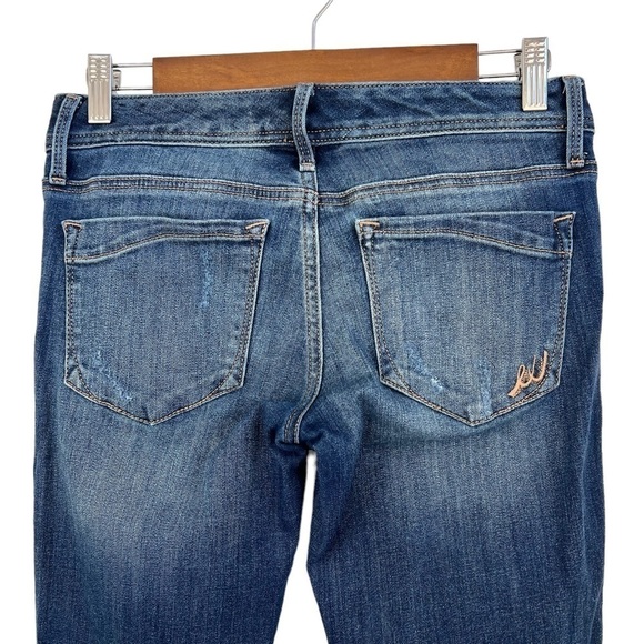 express CROPPED SKINNY DISTRESSED WOMEN'S JEANS - Picture 4 of 12